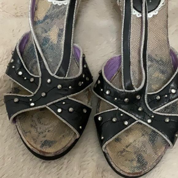 Kenzie Women’s Wedge Sandals, Black, Size 7.5 - Picture 9 of 9